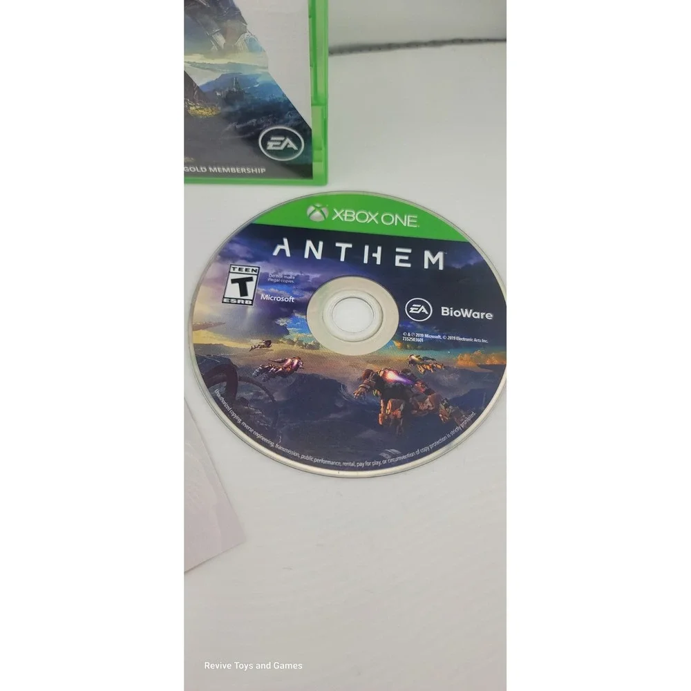 Anthem‎ (Microsoft Xbox One, 2019) Game and Case Tested and Working Great Cond.